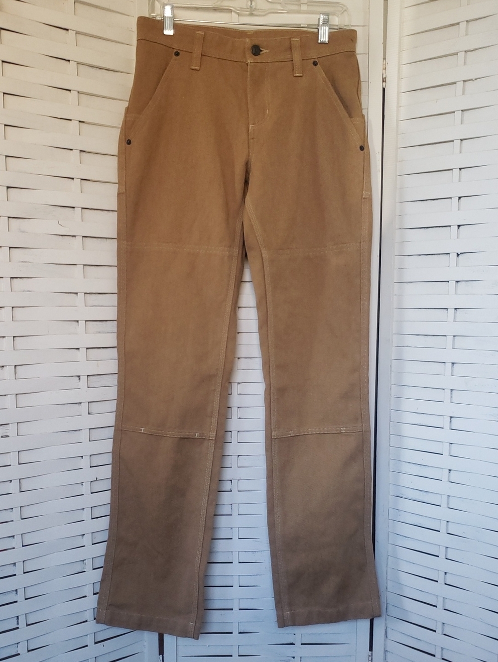 Patagonia Brown/Tan Hemp Blend Double Knee Work Casual Women"s  Pants Size 4